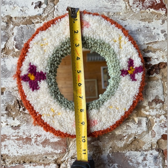 Handmade Tufted Mirror - Picture 3 of 7